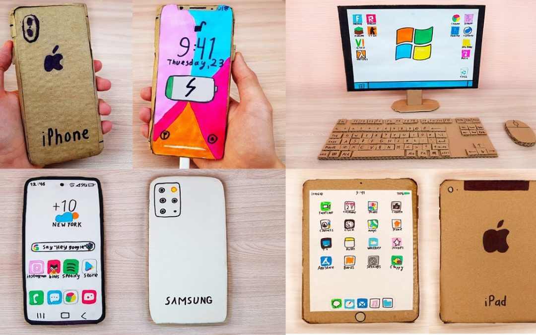 All My Working Cardboard Gadgets – Stop Motion
