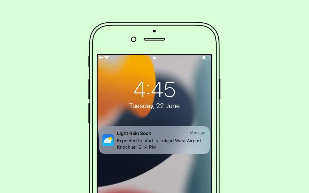 How to receive weather alerts in Apple iphone 14 in 2024?