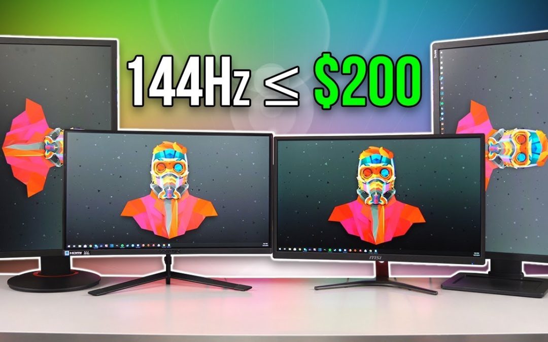 Best 144Hz Gaming Monitors Under $200