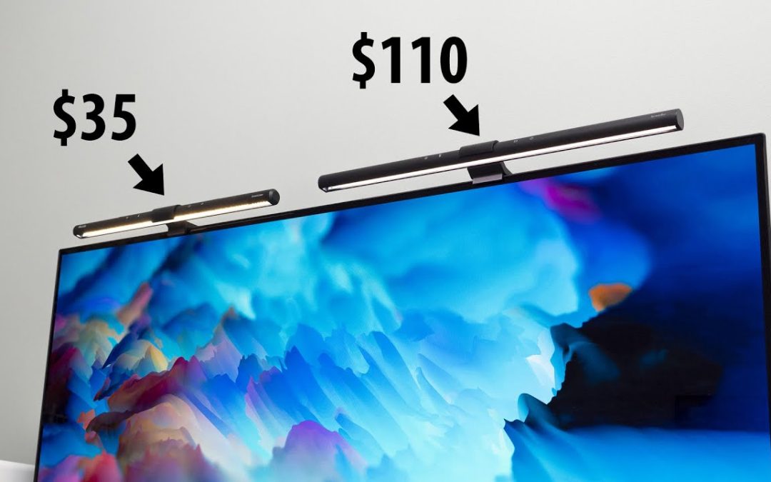 $35 vs. $110 Monitor Light Bar | Must Have Computer Desk Accessories
