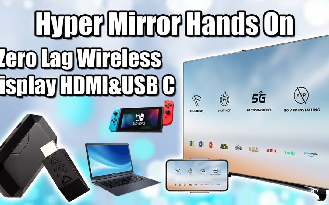 Hyper Mirror Review Zero Lag Wireless Display HDMI & USB C It Actually Works!