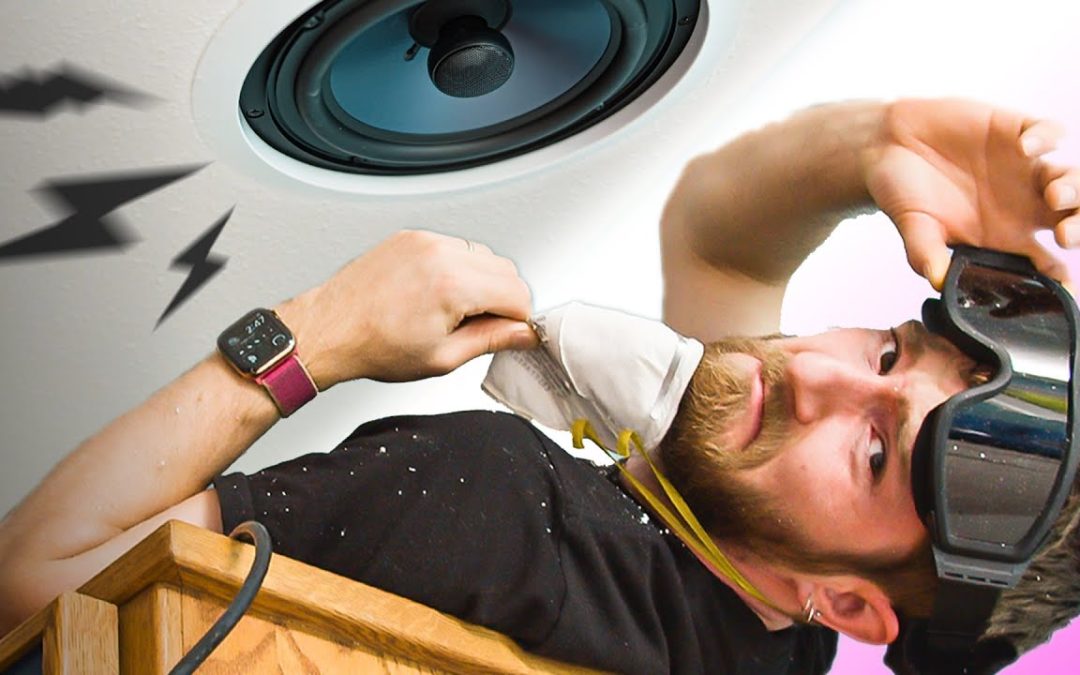 I should have hired a professional… DIY in-ceiling speaker install