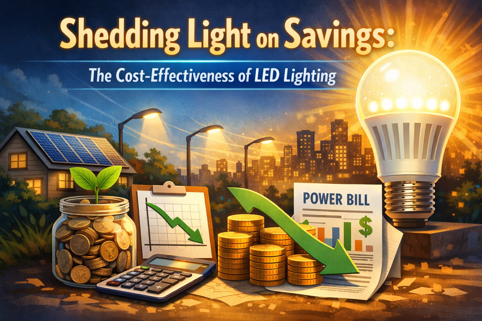 Savings on LED lighting