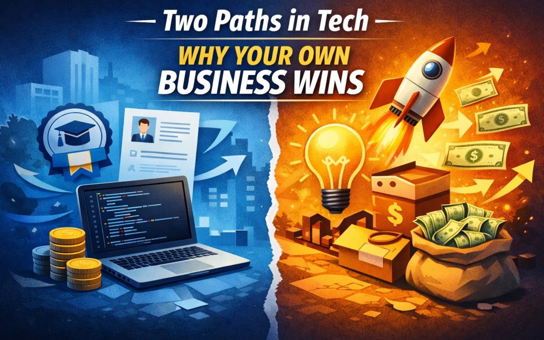 The Two Paths to Earning Money in Tech — And Why Building Your Own Business Beats Both