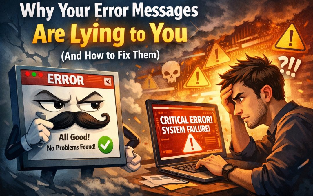 Why Your Error Messages Are Lying to You (And How to Fix Them)